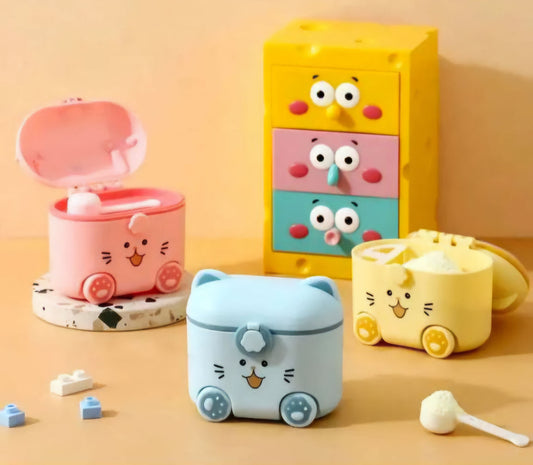 Portable milk powder formula dispenser (180 g) Food container