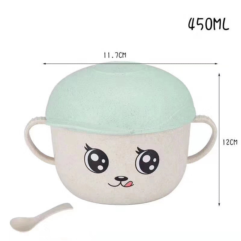Baby Cerelac Bowl Microwave safe portable Food container feeding bowl with spoon