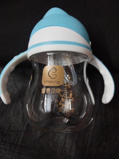 Baby Training cup with straw ( BPA Free)