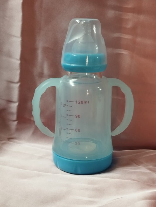 Baby glass feeder double layers