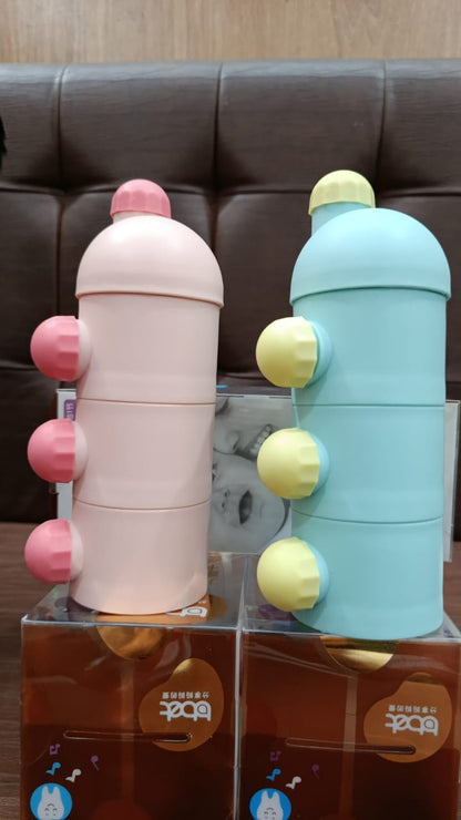 Baby formula milk container and food storage box