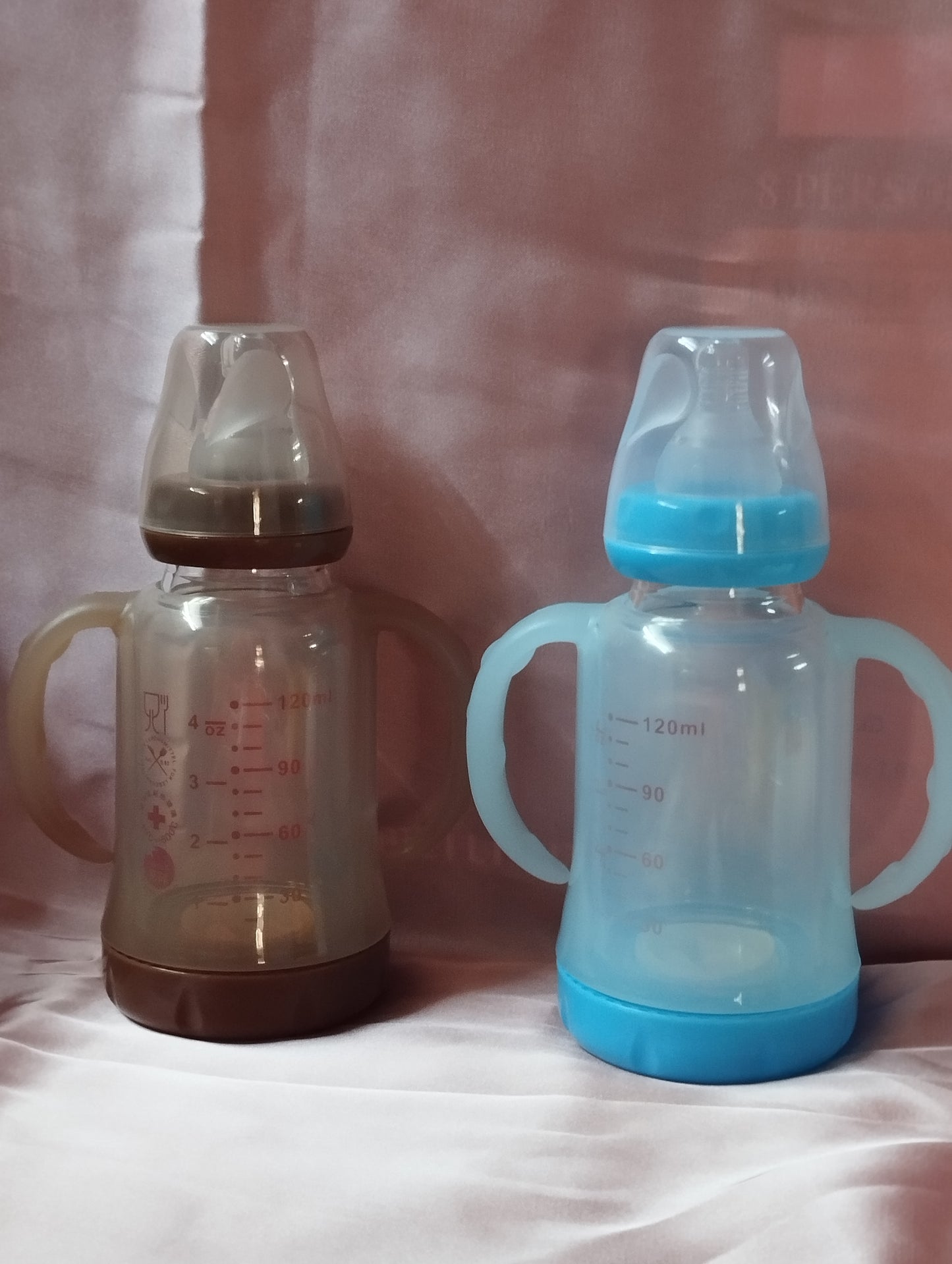 Baby glass feeder double layers