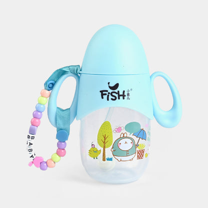 Baby feeder bottle plastic large imported new style (210 ml)