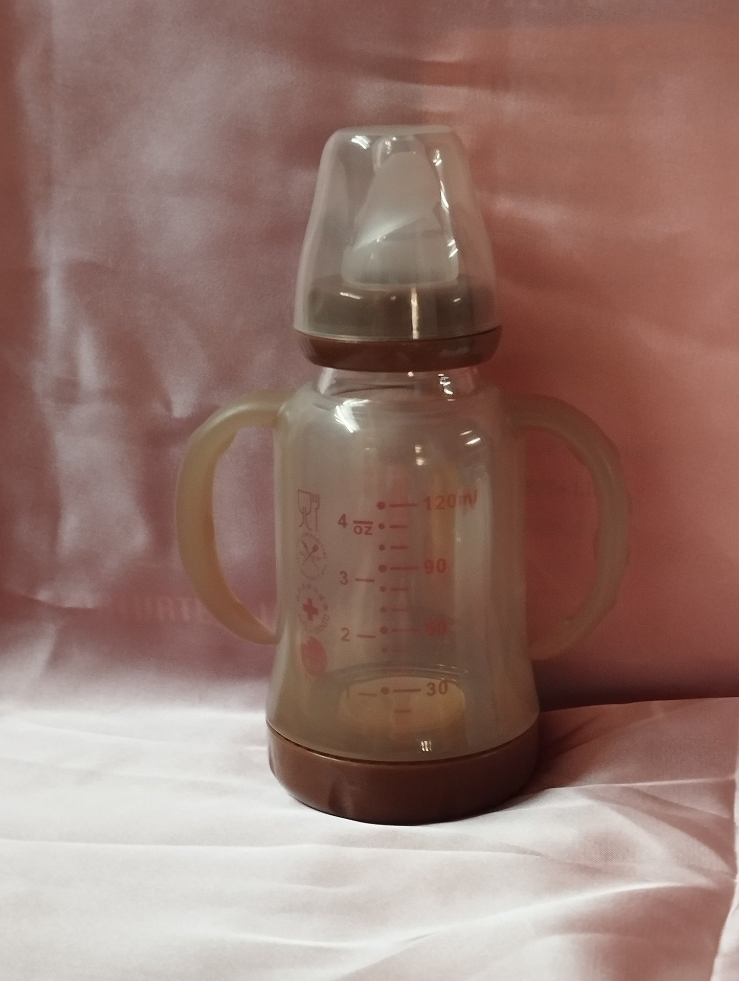 Baby glass feeder double layers
